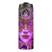 Masquerade masker Victoriaans elegante gothic Thermosbeker (Voorkant)