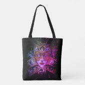 Masquerade masker Victoriaans elegante gothic Tote Bag (Achterkant)