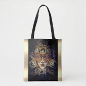Masquerade masker Victoriaans elegante gothic Tote Bag (Voorkant)