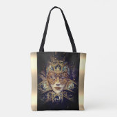 Masquerade masker Victoriaans elegante gothic Tote Bag (Achterkant)