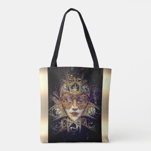 Masquerade masker Victoriaans elegante gothic Tote Bag (Achterkant)