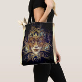 Masquerade masker Victoriaans elegante gothic Tote Bag (Dichtbij)