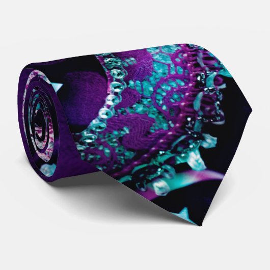 Masquerade Maskerade Costume Halloween Mardi Manne Stropdas (Opgerold)