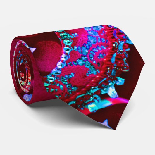 Masquerade Maskerade Costume Halloween Mardi Manne Stropdas (Opgerold)