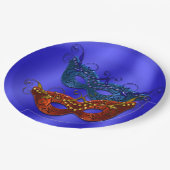 Masquerade-maskers Bord 9" (Gekanteld)