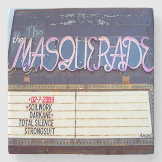 Masquerade, Masquerade Atlanta, Masquerade Stenen Onderzetter (Voorkant)