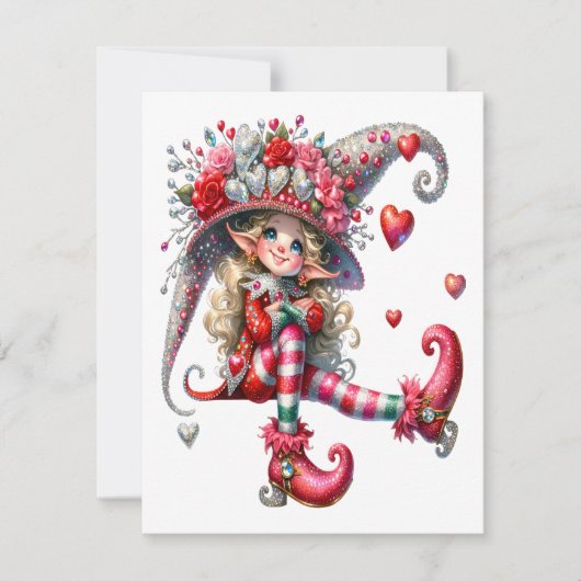  Masquerade Meisje Uitnodiging (Voorkant)