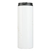 Masquerade Motief Sweet 16 Zwart Goud ID1032 Thermosbeker (Achterkant)