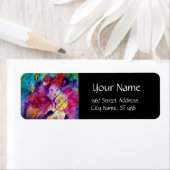 MASQUERADE NACHT Carnaval Musicus in Roze kostuum Etiket (Insitu)