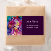 MASQUERADE NACHT Carnaval Musicus in Roze kostuum Etiket (Insitu)