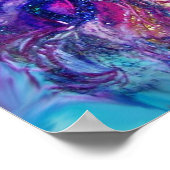 MASQUERADE NACHT Carnaval Musicus in Roze kostuum Poster (Hoek)