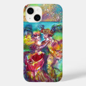 MASQUERADE NACHT/CARNIVAL DANCE MONOGRAM Case-Mate iPhone CASE (Achterkant)
