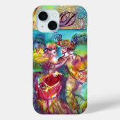 MASQUERADE NACHT/CARNIVAL DANCE MONOGRAM Case-Mate iPhone CASE (Achterkant)