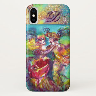 MASQUERADE NACHT/CARNIVAL DANCE MONOGRAM iPhone X HOESJE