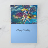 MASQUERADE NACHT DANCING AND MUSIC / Birthday Kaart (Binnen)