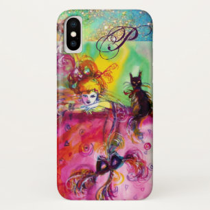 MASQUERADE NACHT / LADY MET ZWARTE CAT-MONOGRAM Case-Mate iPhone CASE