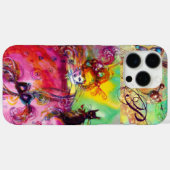 MASQUERADE NACHT / LADY MET ZWARTE CAT-MONOGRAM Case-Mate iPhone CASE (Achterkant (horizontaal))