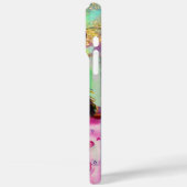 MASQUERADE NACHT / LADY MET ZWARTE CAT-MONOGRAM Case-Mate iPhone CASE (Achterkant / Links)