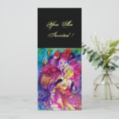 MASQUERADE NACHT PARTIJ KAART (Staand voorkant)