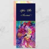 MASQUERADE NACHT PARTIJ KAART (Voorkant / Achterkant)