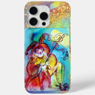 MASQUERADE NACHT/RED YELLOW JESTER MONOGRAM iPhone 15 PRO MAX HOESJE