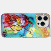 MASQUERADE NACHT/RED YELLOW JESTER MONOGRAM Case-Mate iPhone CASE (Achterkant (horizontaal))