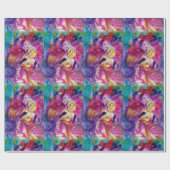 MASQUERADE NACHT / Venetiaans carnaval Cadeaupapier (Vlak)