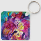 MASQUERADE NACHT / Venetiaans carnaval Sleutelhanger (Achterkant)