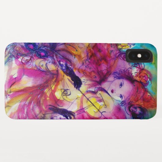 MASQUERADE NACHT VIOLIN PLAYER / Venetië Carnaval Case-Mate iPhone Case (Achterkant (horizontaal))
