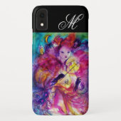 MASQUERADE NACHT VIOLINIST AND OWL Monogram Case-Mate iPhone Case (Achterkant)