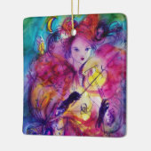 MASQUERADE NACHT / Violinist in Nighjt Keramisch Ornament (Links)