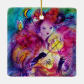 MASQUERADE NACHT / Violinist in Nighjt Keramisch Ornament (Achterkant)