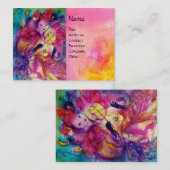 MASQUERADE NACHTmuziek, decor, theaterartiest Visitekaartje (Voorkant / Achterkant)