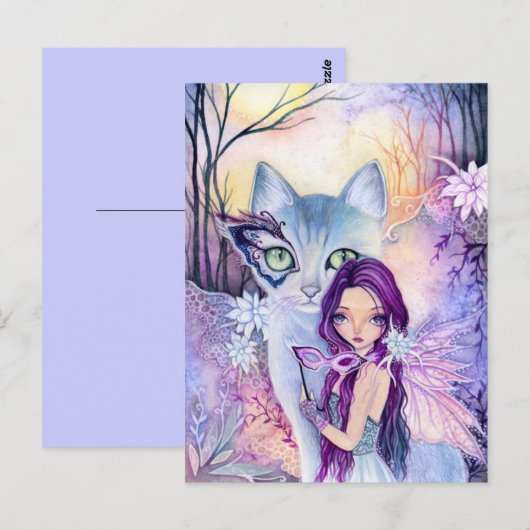 Masquerade night - Briefkaart (Voorkant / Achterkant)