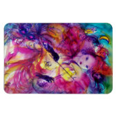 MASQUERADE NIGHT / Venetiaans Carnaval Magneet (Horizontaal)