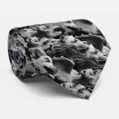 Masquerade of Gargoyles Alternative Gothic Pattern Stropdas (Opgerold)