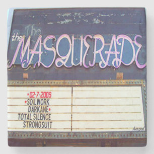 Masquerade, Old Fourth Ward, Atlanta Marble Stone Stenen Onderzetter