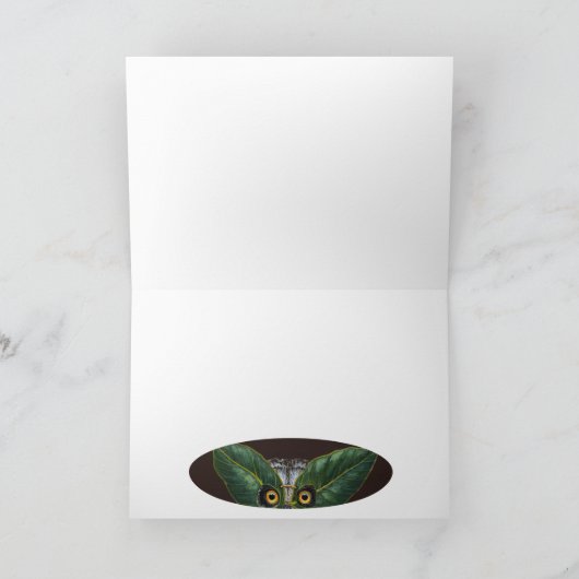 Masquerade owls-kaart kaart (Binnen)