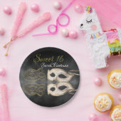 Masquerade Paper Borden Papieren Bordje (Feest)