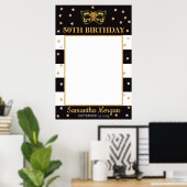 Masquerade Party Birthday Photo Prop Lijst Mask Poster (Thuiskantoor)