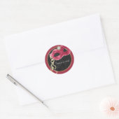 Masquerade Party Dank u Sticker - rood (Envelop)