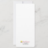 Masquerade Party geeft één kaartje toe | blauwgroe Kaart (Achterkant)