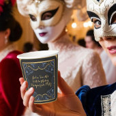Masquerade Party gemaskerde bal verjaardag luxe Papieren Bekers