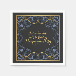 Masquerade Party gemaskerde bal verjaardag luxe Servet