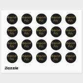 Masquerade Party Gold Foil Verjaardag Sticker (Vel)