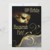 Masquerade Party Invitation for Norma Kaart (Voorkant)