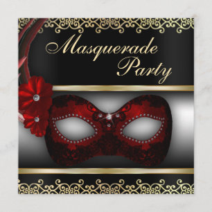 Masquerade Party Kaart