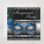 Masquerade Party Kaart (Voorkant)