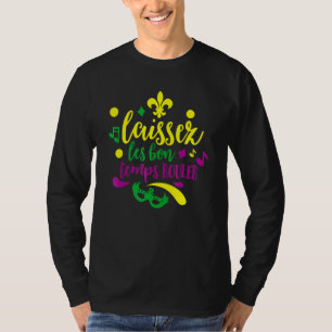 Masquerade Party laat de Good Times Roll Mardi Gra T-shirt