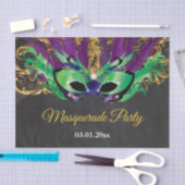 Masquerade Party Magical Night Green Paars Gold Tissuepapier (Craft)